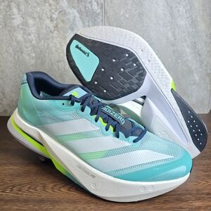 Adidas Adizero Boston 13 JS4945 Flash Aqua Men’s 9.5 - New Training Running Shoe